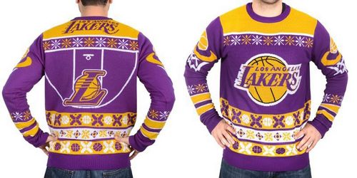 ugly lakers sweater